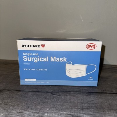 Surgical Mask Soft and Easy to Breath Surgical  Mask BYD CARE 50pcs/box