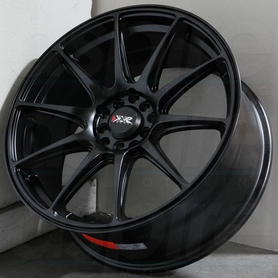 15x8.25 Flat Black Wheels XXR 527 4x100/4x114.3 0 (Set of 4)  73.1