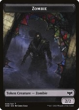 MTG Magic VOW Innistrad Crimson Vow - 1x EN NM TOKEN 008 Zombie
