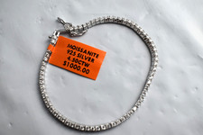 moissanite 925 silver 4.50ctw 2mm bracelet