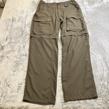 Boy Scouts of America BSA Switchback Pants Men s Medium 34x32 Olive Zip-Off