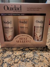 Ouidad Advanced Climate Control Defrizzing Shampoo, Conditioner  Gel Set, 8.5Oz
