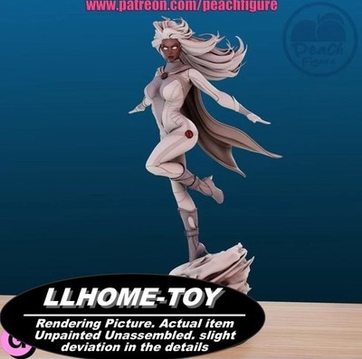 30CM tall Storm X-men battle Pose Resin 3d Print Model Unpainted GK Figure