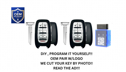 DIY BUNDLE PAIR FOR OEM 2017-26 PACIFICA SMART KEY M3N-97395900 68217832AA-AD