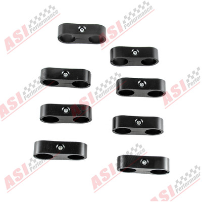 8x AN8 geflochtene 8AN Schlauchtrenner Klemme Fitting Adapter Halterung