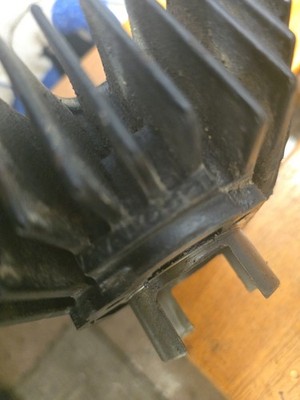 Malossi 70cc Cylinder Off Of Yamaha Qt50 Also Fits Pw50 And Tri Zinger 60.
