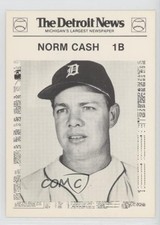 1981 Detroit News Tigers Boys of Summer 100th Anniversary Norm Cash #73 0h6r