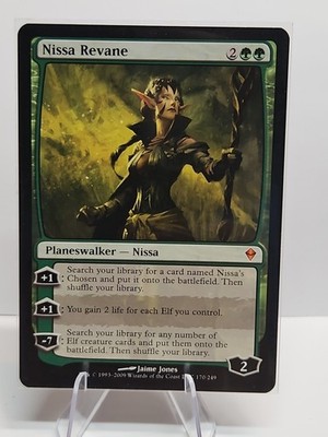 MTG - Magic The Gathering - Nissa Revane - Zendikar - English - Near Mint