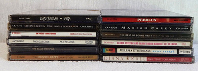 Lot of 12 R&B Soul Pop, Rock  CD Albums Mariah Carey  Pebbles En Vogue Amy Grant