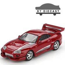 MINI GT TOYOTA SUPRA VELISIDE COMBAT V-1 1/64 DIECAST MODEL CAR RED MGT01094