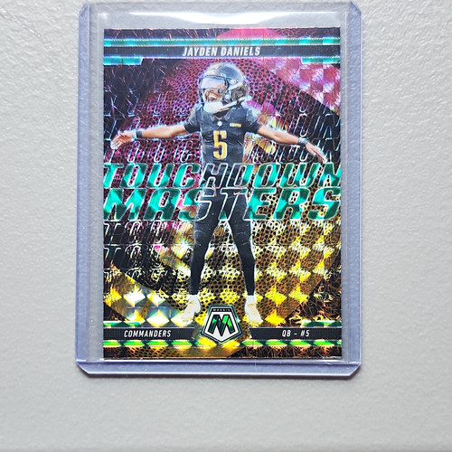 Panini 2025 Mosaic Jayden Daniels Touchdown Masters Genesis Prizm Commanders #7