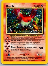Ho-oh (7) Unlimited Holo Rare Neo Revelation 7/64 Double Holo! on eBay