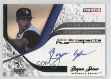 2008 TRISTAR Prospects Plus Farm Hands Authentic Green 1/50 Bryan Shaw Auto 0a1