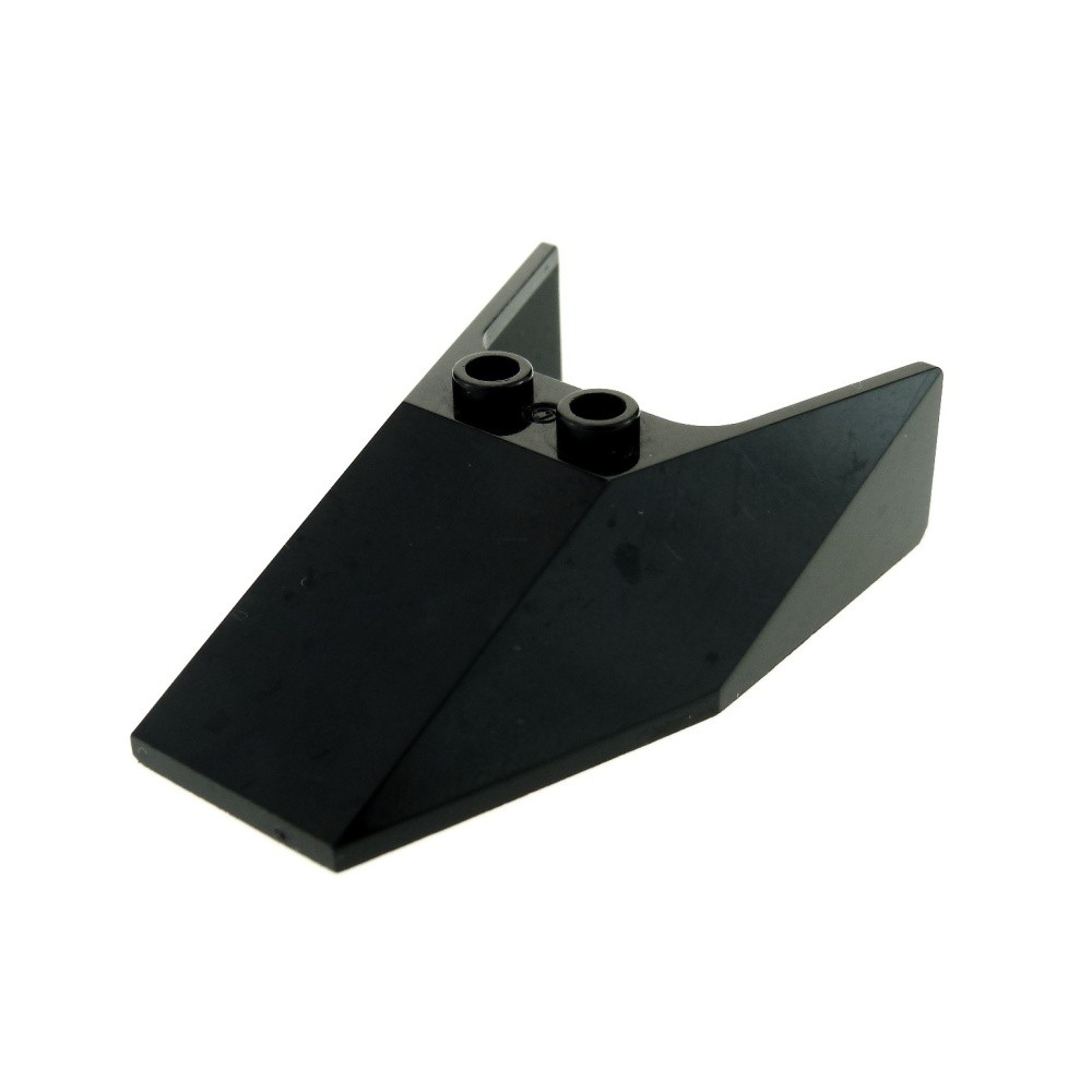 1X Lego Cockpit 6X4X1 1/3 Black Windshield Canopy Window Star Wars 615