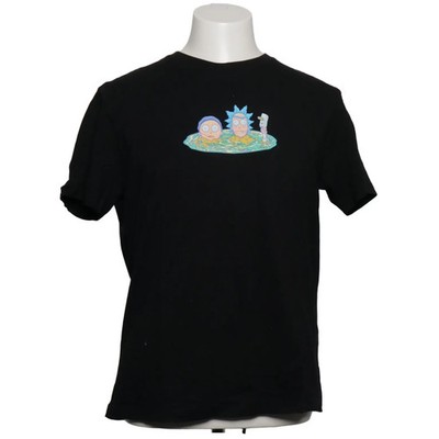 Divided by H&M, T-shirt, Größe: L, model: regular fit, Schwarz/Mehrfarbig #sIf