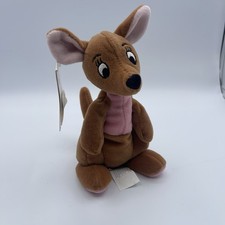 Vintage Disney Store Winnie the Pooh Kanga bean bag plush toy 7  New