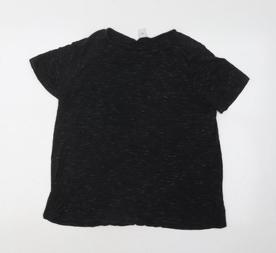 Basic-T-Shirt Damen UK Größe M Old Navy Grau