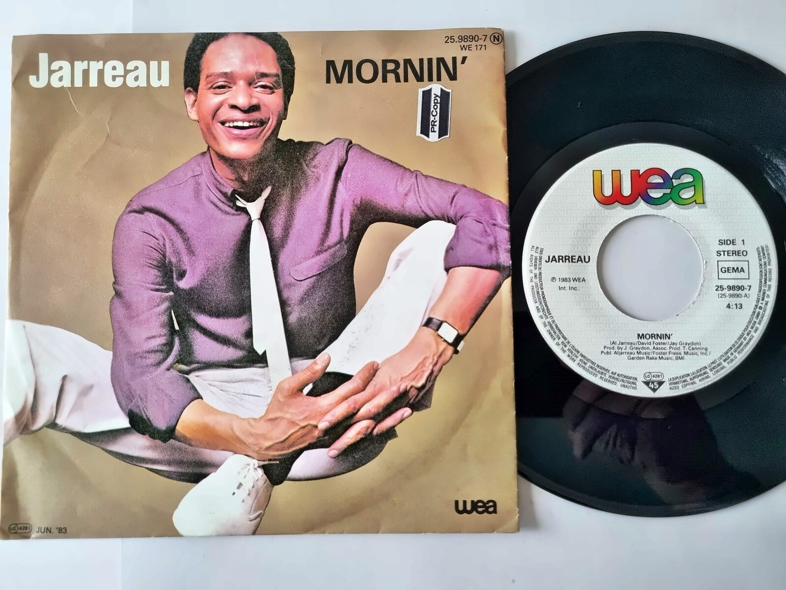 Al Jarreau - Mornin' 7'' Vinyl Germany