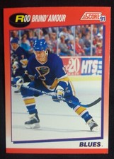 1991-92 Score Canadian Bilingual Hockey #85 Rod Brind'Amour