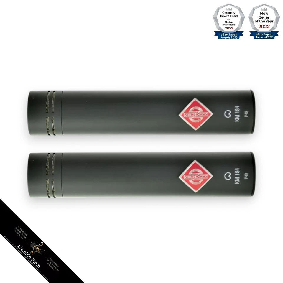 Neumann KM184 MT Stereo Set Cardioid Condenser Microphone Pair Nickel KM 184 JP - Image 4 of 4