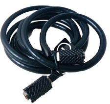 RG6 Coaxial Cable 6’ft. Long Black 18Awg W/ Twist Assist Connect