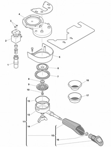 Sello de cabeza de grupo de silicona Rancilio Silvia 8,5 mm con cortes externos, hecho en Italia - Imagen 4 de 4