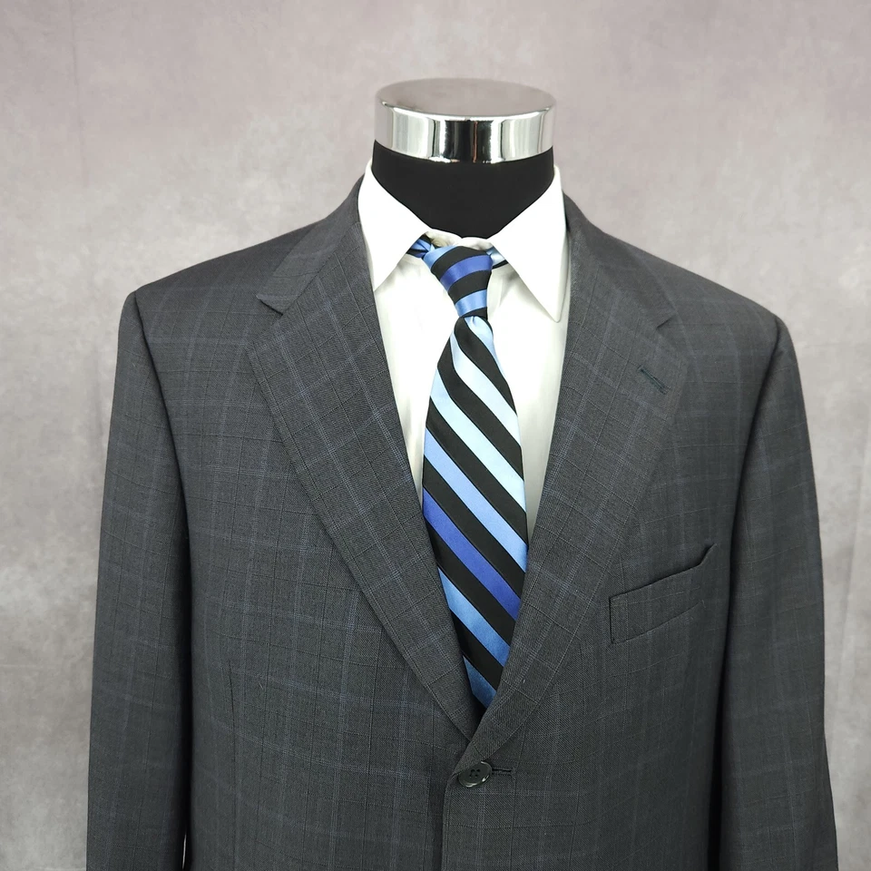 Blazer Ted Baker Para Hombres 46R Gris Ventana Deportes Abrigo Chaqueta 3 Botones EE. UU. Foto 3 de 4