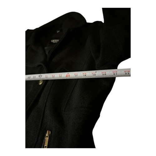 🔥 $450 GUESS Women’s Double-Breasted Wool Blend Cutaway Coat Size XXL 🔥 - Picture 9 of 11