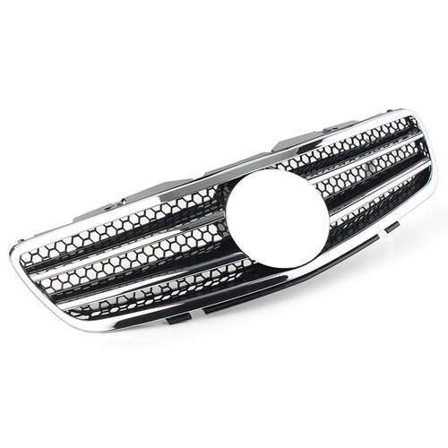 Fit Mercedes Benz R230 W230 2003-2006 SL500 SL600 Grille Grill 2 Fin Style - Bild 9 von 14