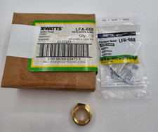 QTY 5 Watts LFA-668 3/4 in. MH x 1/2 in. FIP Garden Hose Brass Adapter Fitting