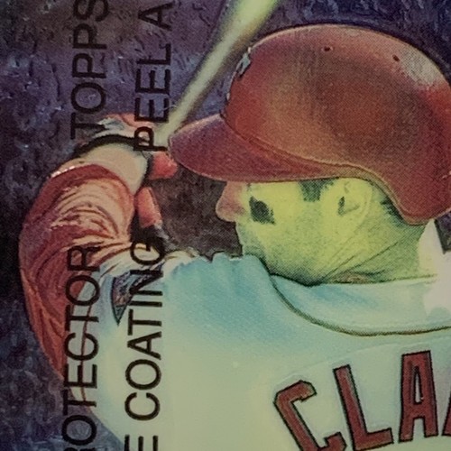 1998 Topps Finest with Protector intact Prism effect Will Clark - Near Mint #68 - Picture 12 of 12