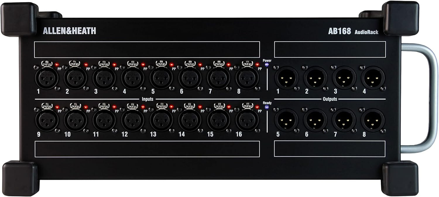 ALLEN & HEATH AB-168 Interfaccia Audio Rack Portatile per GLD e QU Stage Box Pre