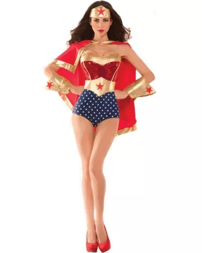 Women's Wonder Woman Costume Women's Superhero Heroine Cosplay Costume