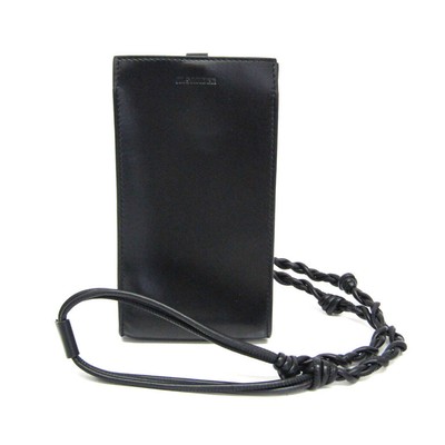 Jil Sander TANGLE PHONE CASE JSMU840080 Damen,Herren Leder 