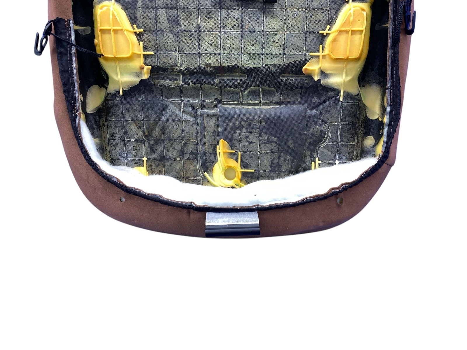 2017-2024 MASERATI LEVANTE FRONT LEFT HEATED LOWER SEAT CUSHION BROWN LEATHER