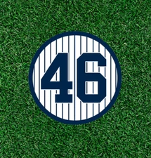 Yankees Andy Pettitte #46  100% waterproof vinyl sticker decal - several sizes