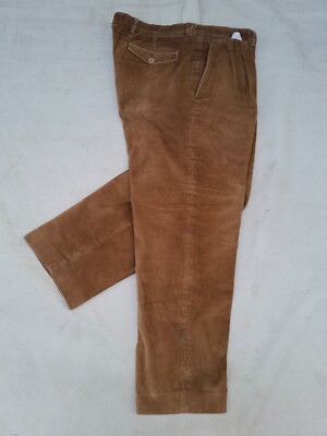 【美品】Burberry コーデュロイ パンツ　ブラウン BURBERRY - 古着 バーバリー Burberry's Leisure ツータック
