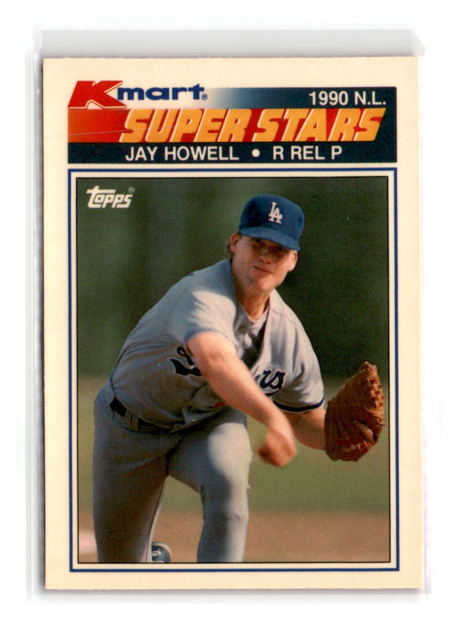 1990-Topps Kmart Super Stars -#13-Jay Howell -Milwaukee Brewers