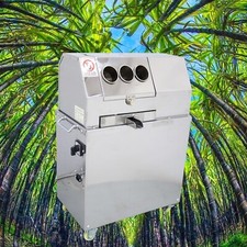 110V 3 Roller 3 Feed 2HP Electric Sugar Cane Press Juicer Machine 300KG/H