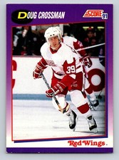 1991 Score American 38 Doug Crossman Detroit Red Wings