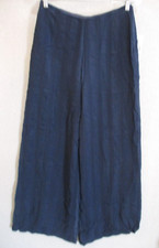 VTG 90's NWT Mevisto Palazzo Pants Size 12 Textured Striped Sheer High Waist