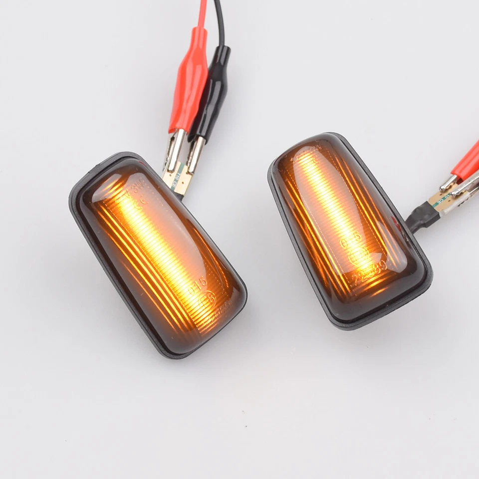 Black For Citroen Xantia 1998-2000 2001 2002 2003 LED Dynamic Side Marker Light - Imagen 2 de 4