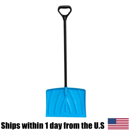 18" Suncast Steel Core Poly Blue Snow Shovel Pusher 277814 SN1000 eBay