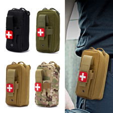 Tactical EMT Pouch Carry First Aid Pouch with Molle System and Tourniquet Holder