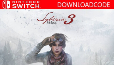NEU für Nintendo Switch Spiel Syberia 3 Game Key Email 24H Download Code NEW
