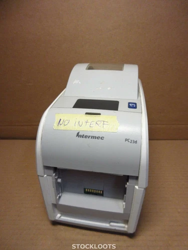 Intermec PC23D Thermal 2" Label Printer MISSING INTERFACES & POWER SUPPLY