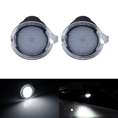 2x LED Umfeldbeleuchtung Spiegelbeleuchtung für Ford Edge Kuga S-Max Mondeo F150