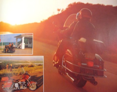 1977 Harley Davidson V-Twin Prestige Brochure BIG Electra Super Glide Cafe Racer