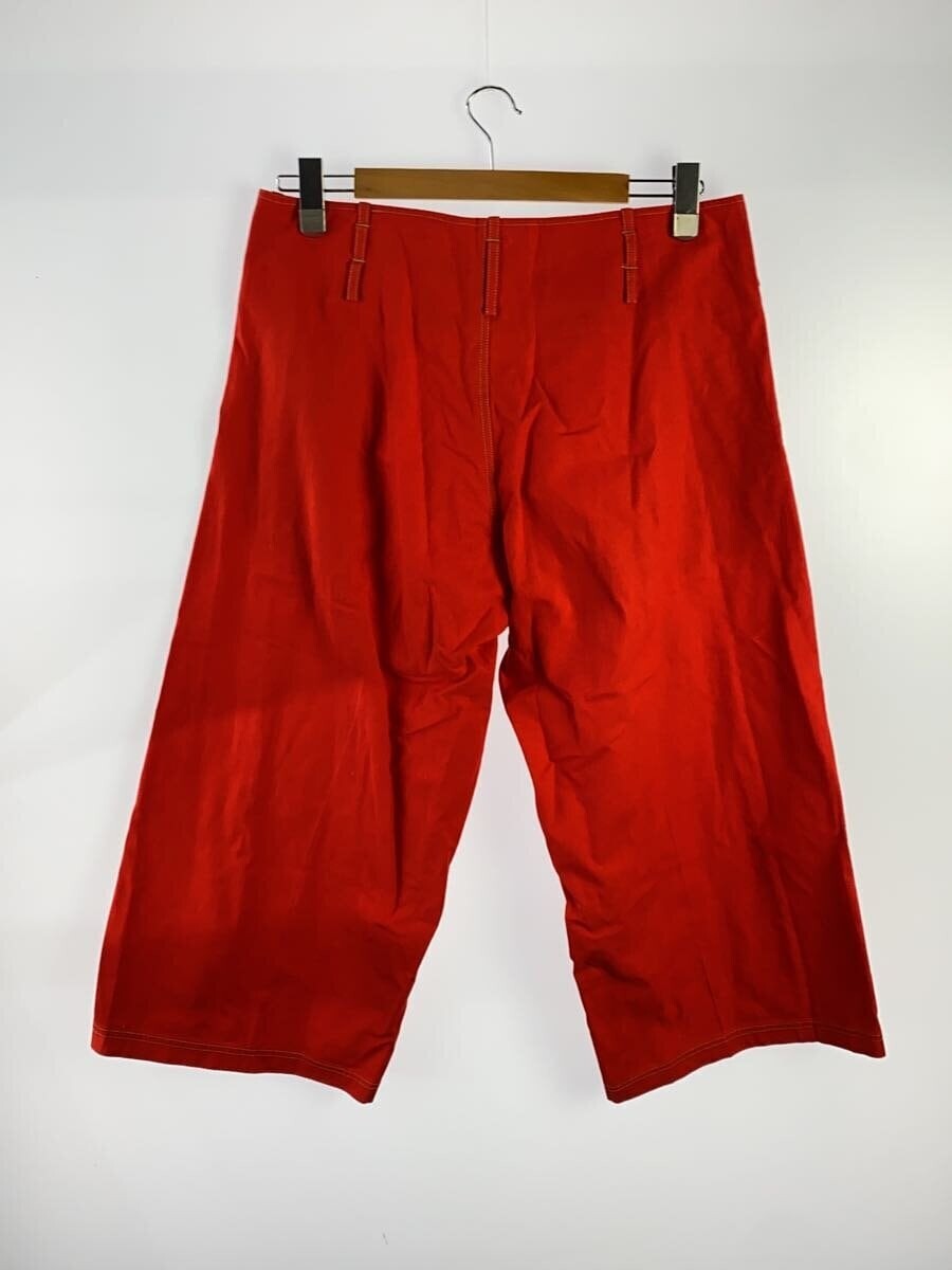 YOHJI YAMAMOTO Y's Ladies Wide pants size 2 cotton RED Solid