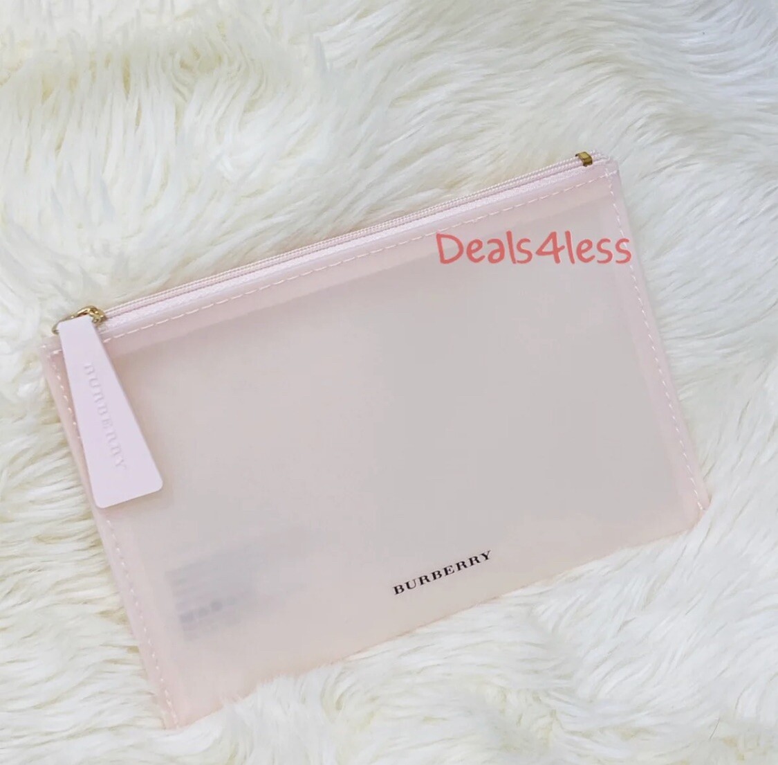 BURBERRY ピンク ケース 保存袋付き BURBERRY POUCH BAG PINK MAKEUP BAG TOILETRY COSMETIC CASE SHEAR